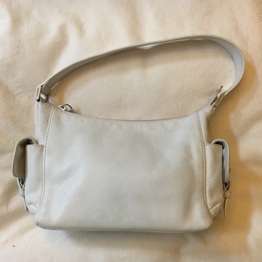 Lauren Ralph Lauren White Leather Mini Bag